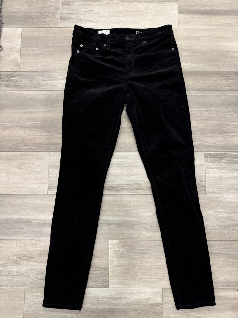 EUC GAP Black Skinny Corduroy Pants
